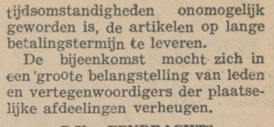 Assen/Pesse - Prov. Drentsche en Asser Courant van 11 nov. 1946
