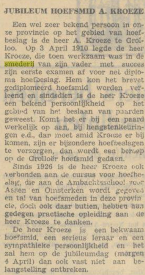 Grolloo - 3 april 1950