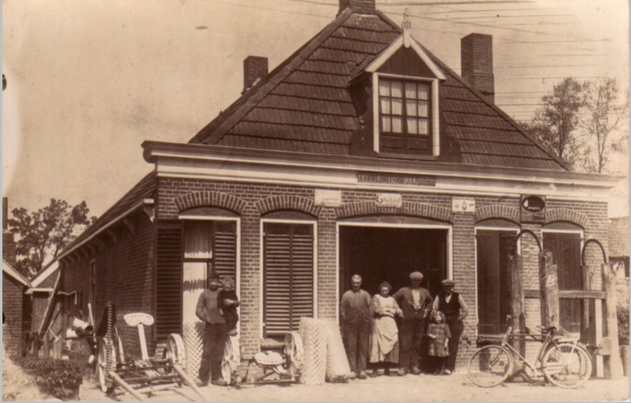 Nijensleek - Paalman - Hoofdweg 124 (1923) Bron: Fledderkerspel.nl