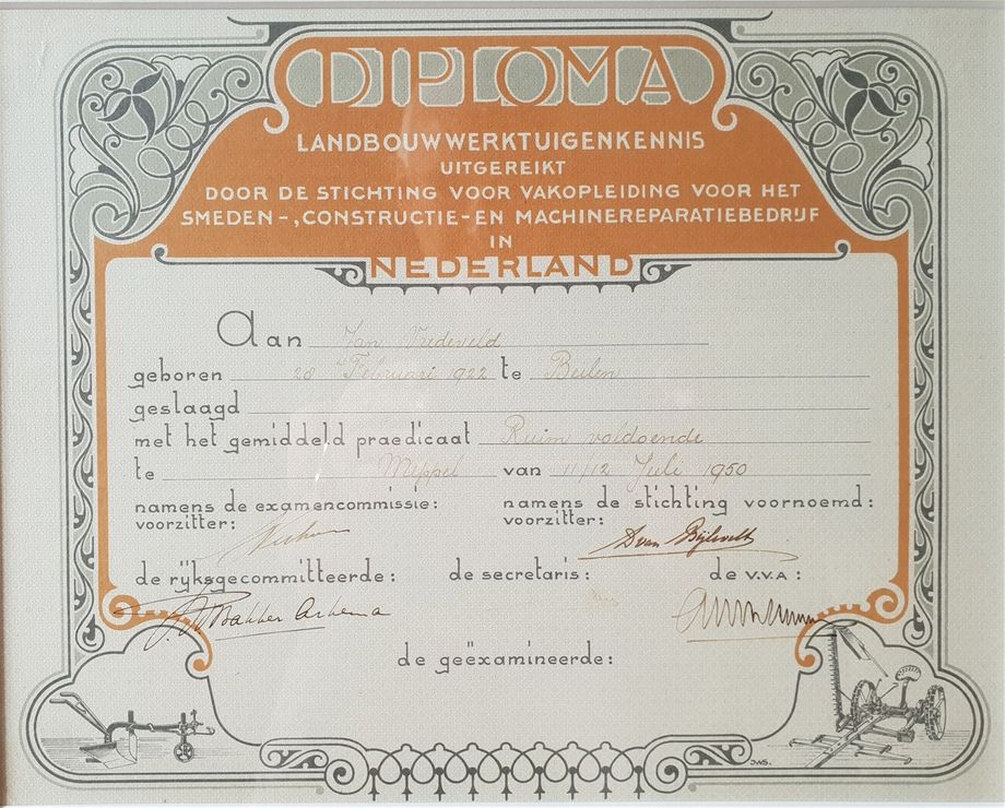 Vredeveld, Jan. Wapserveen