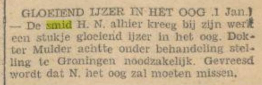 1932 Westerbork. Betreft Hendrik Naber