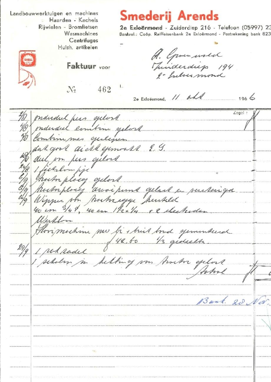 Tweede Exloërmond - Arends - 1966