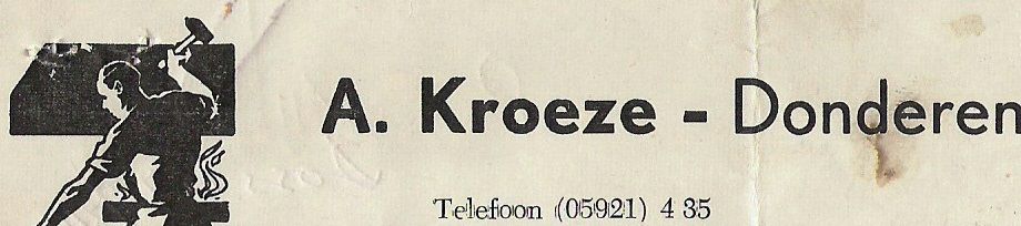Donderen - A. Kroeze