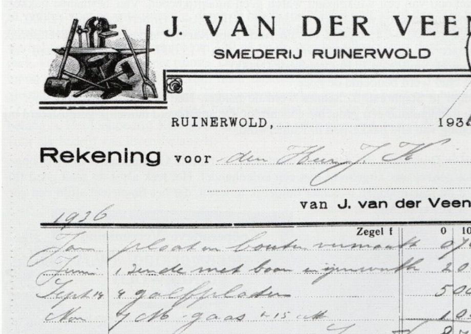Ruinerwold - J. van der Veen 1936