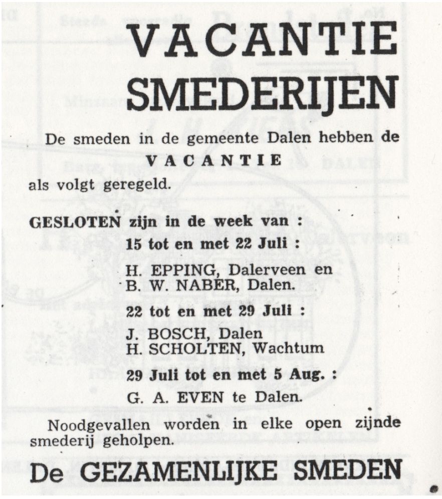 Dalen, juli 1950